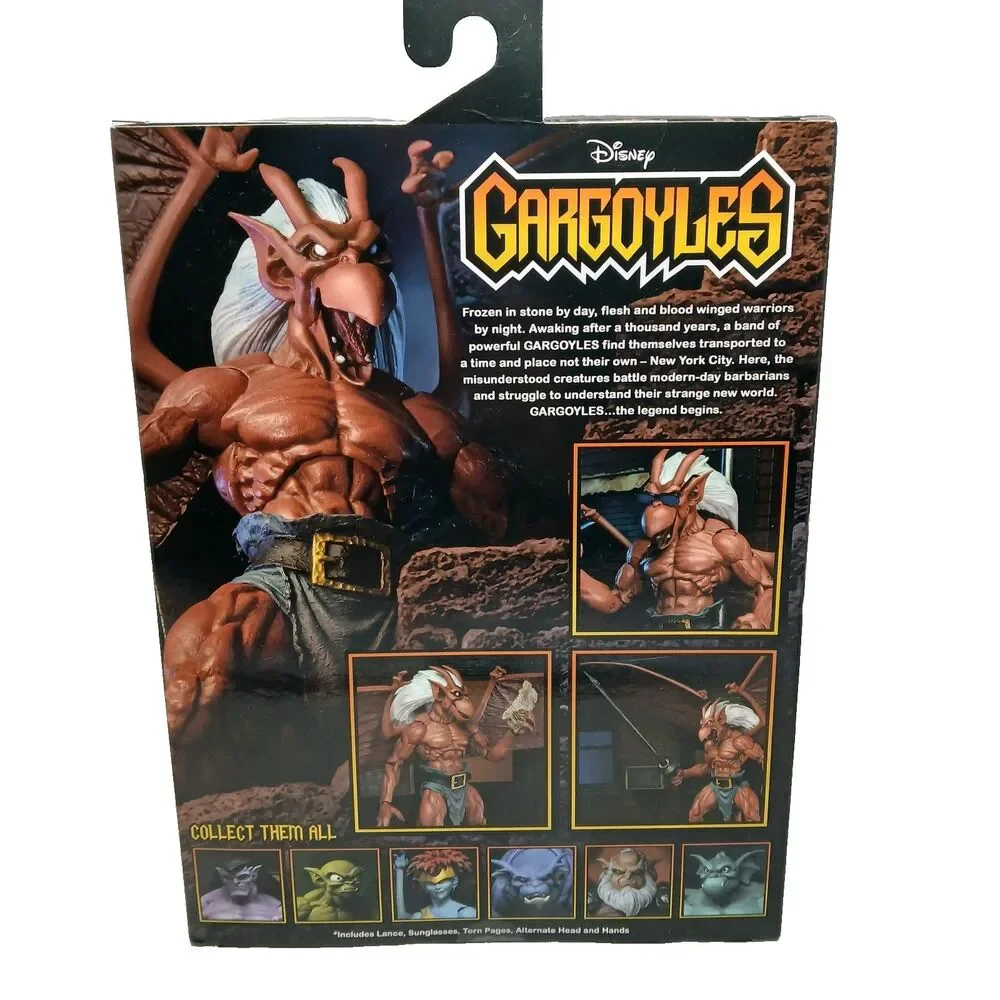 NECA Gargoyles Ultimate Brooklyn Disney Action Figure 634482345085 NEW